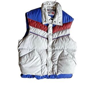 Campusport vest front unisex button sleeveless winter warm multicolor size L